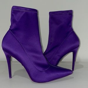 Purple Aldo Sock Heels